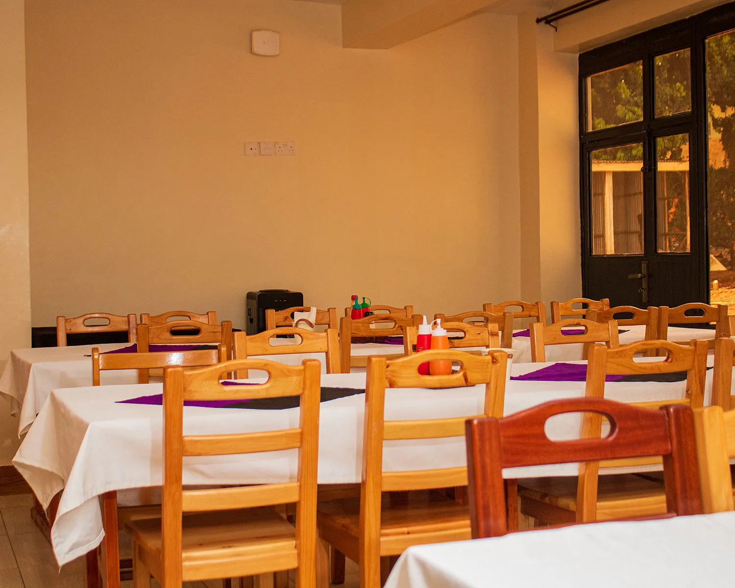 Morning light on the grounds