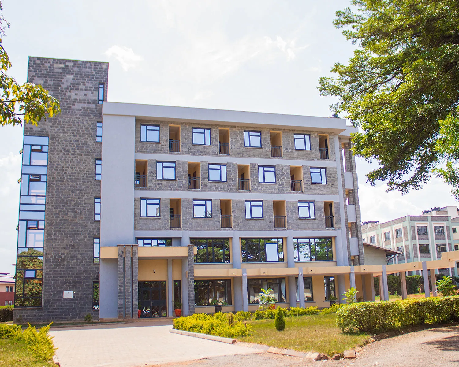 Amani Centre grounds and chapel tower